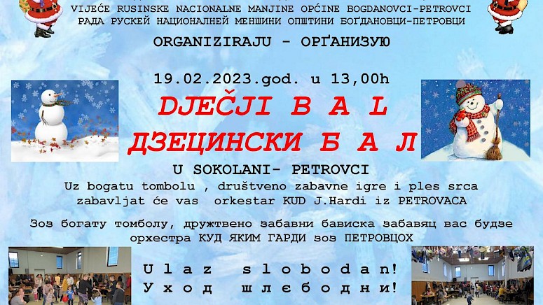 Održan Tradicionalni Dječji Bal U Petrovcima