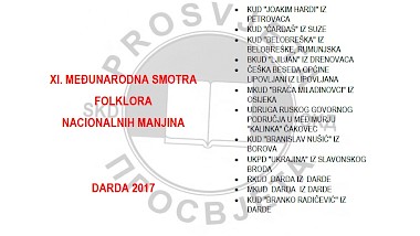 11. SMOTRA FOLKLORA NACIONALNIH MANJINA DARDA 2017