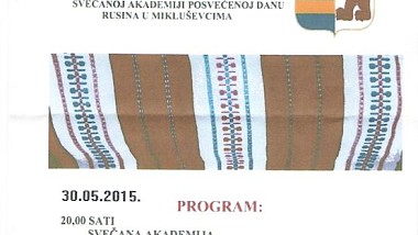 POZIVNICA ZA DAN RUSINA U MIKLUŠEVCIMA