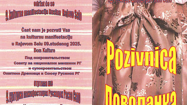 9. KULTURNA MANIFESTACIJA RUSINA "OBIČAJI NAŠEGA NARODA" U RAJEVOM SELU