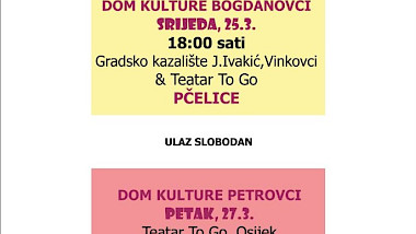 "TEATAR TO GO"  IZ OSIJEKA U DOMU KULTURE U PETROVCIMA